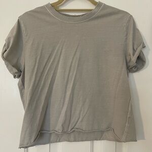 Wild Fable Gray Women's Crop Top